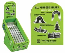 Valley View Industries Earth Consumer Metal Stake (20 stakes)