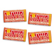 Tony s Chocolonely Belgian Milk Chocolate Candy Bar With Caramel Sea Salt, ...