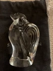 Steuben Glass Rooster Handcooler