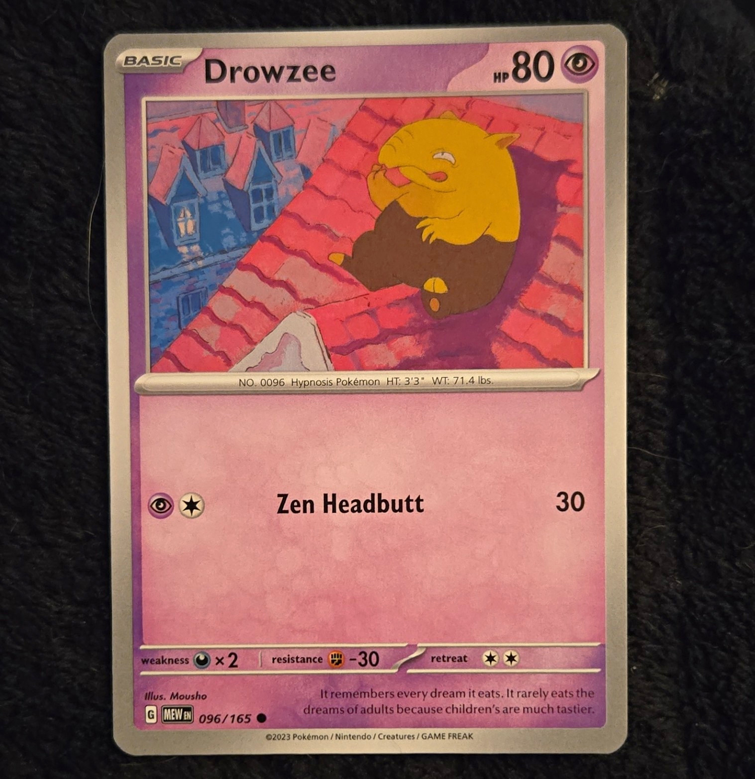 Scarlet & Violet 151 Drowzee 096/165 Common 