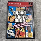 PlayStation 2 Grand Theft Auto Vice City PS2 Complete CIB + Map