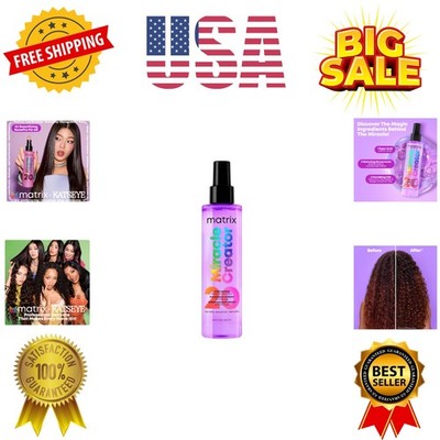 Miracle Creator Leave-In Conditioner Spray - Heat Protectant, Anti-Frizz, Moi...