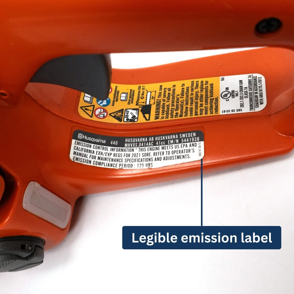 Husqvarna 440 18 pulgadas reacondicionada Motosierra de gas, 40 cc Foto 4 de 4