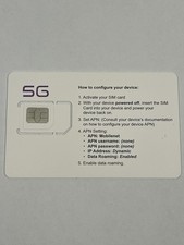 Lot Of 4 Mobilenet 5G SIM Card *NEW*