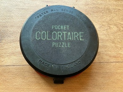Pocket Colortaire Puzzle Vintage Brettspiel unvollständig