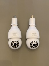 WiFi Smart Bulb Cameras Set Of 2 