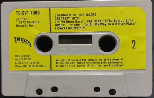 Chairmen Of The Board - Greatest Hits 1973 UK Invictus ~ TC-SVT 1009 Lime Labels - Picture 5 of 6