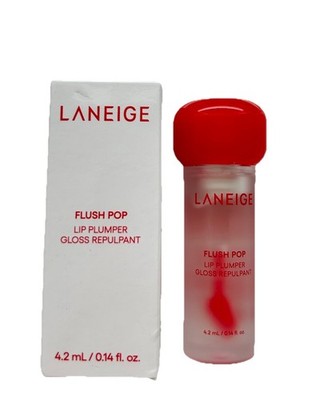 LANEIGE Flush Pop Plumping Peptide Lip Gloss 4.2ml/0.14 oz Hydrating New In Box