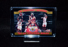 Michael Jordan 1995-96 Upper Deck Bulls 70 Victory Season Pippen Rodman w Stand