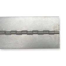 Marlboro 4Pnx3 Piano Hinge, Aluminum, Full Surface Mounting, 2 In Leaf W X 72