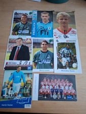 Fussball Bundesliga Autogrammkarten Unterschrieben+FC Bayern Teamkarte 2010/11
