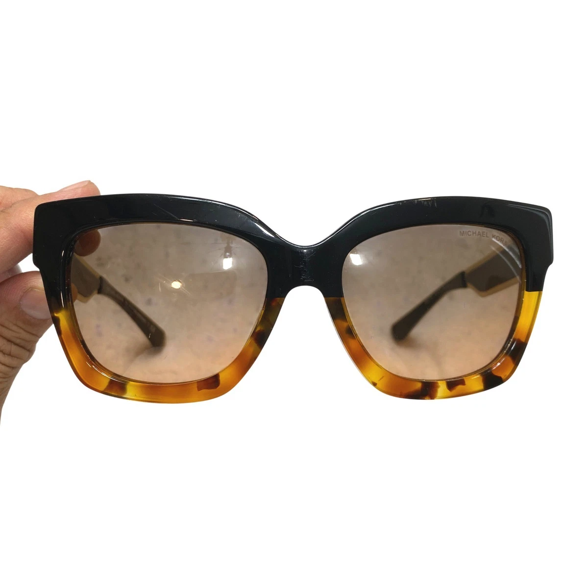 Michael Kors Sunglasses Women 54mm Black Tortoise MK2102 Berkshires Michael Kors MK2102 Sunglasses | FramesDirect.com main image 4