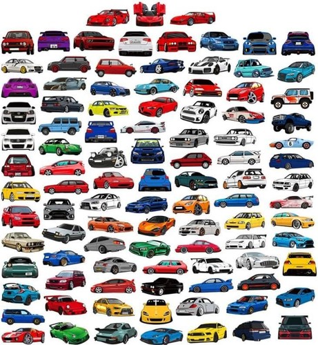 100pcs Cool Brand Skateboard Teens Skate Stickers for Laptop Water Bottles Car - Picture 2 of 2