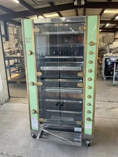 ROTISOL GAS CHICKEN ROTISSERIE OVEN 8 SPITS FRENCH STYLE 975.8 CAPACITY OF 24