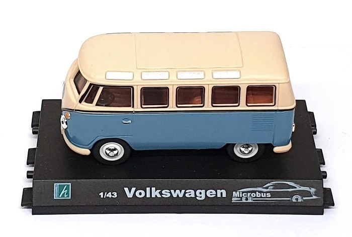 Cararama 1/43 Scale CARA03 - VW Volkswagen Microbus - Lt. Blue/Cream - Image 4 of 4