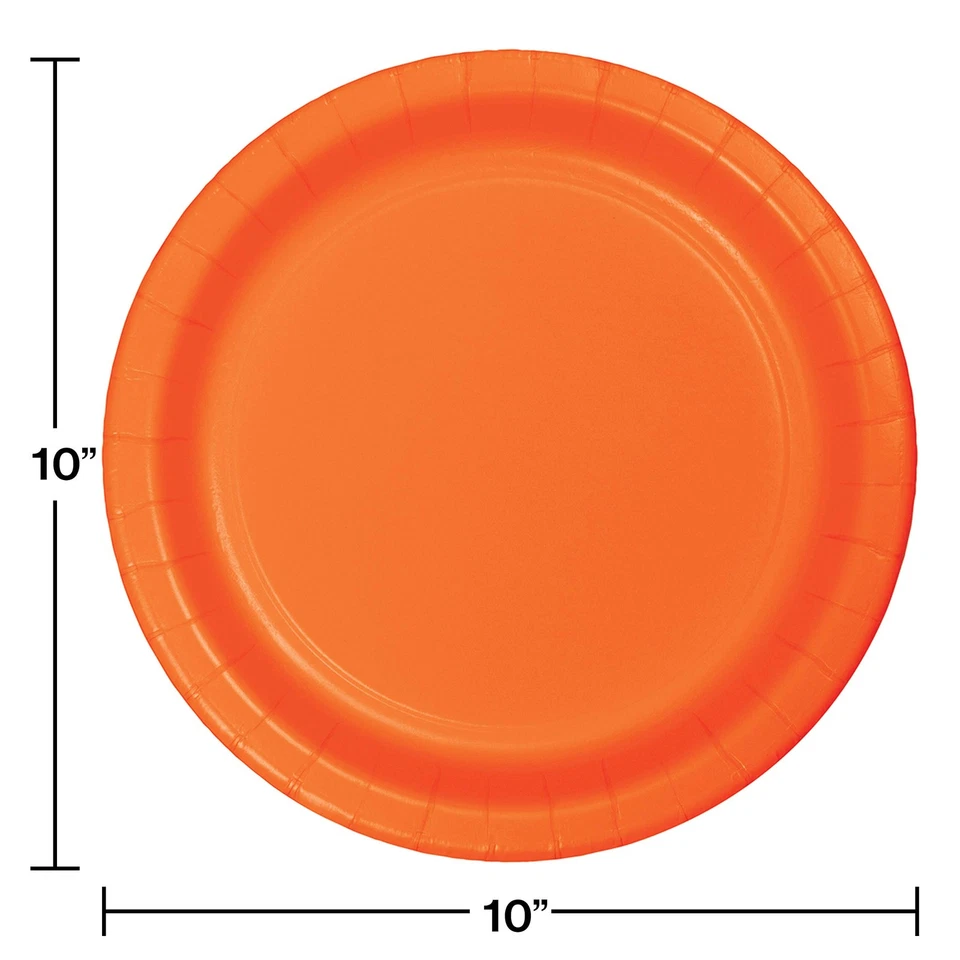Creative Converting Touch of Color 24 Count Paper Banquet Plates, Sun-Kissed - Image 2 of 2