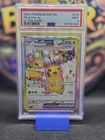 Pokémon TCG Pikachu EX Sv08: Surging Sparks Ultra Rare Card 219/191 PSA 9