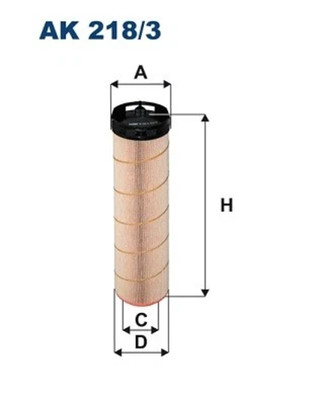 Für FILTRON AK 218/3 MERCEDES E (W/S211), S (W220) AIR FILTER