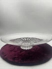 Vintage Steuben Clear Crystal Round Sunflower Bowl by Eric Hilton, 10", #8530