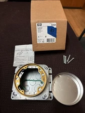 Hubbell B2529 DUAL ADJUSTABLE STEEL CONCRETETITE FLOOR OUTLET BOX No Cover