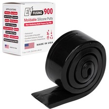 900g Moldable Silicone Putty Black Rectangular