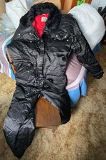 Vintage Walls Blizzard Pruf Insulated Coveralls X-Large Reg 46-48 Outerwear Blck