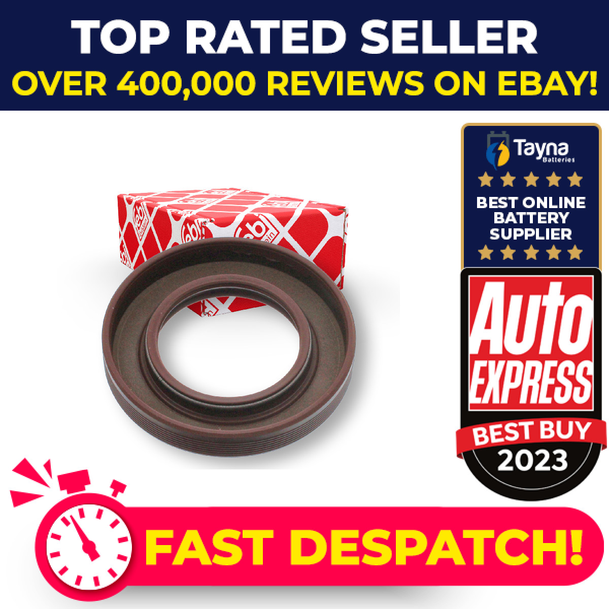 Camshaft Oil Seal fits RENAULT LAGUNA Mk1 Front 1.8 2.0 93 to 98 6001545372 Febi