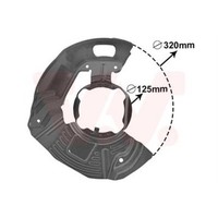 VAN Wezel Spritzblech Bremsscheibe Vorne Rechts Passend FüR BMW 5Er E39 0639372
