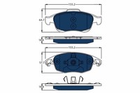 Bremsbelagsatz FÜR CitroËN Berlingo Multispace (B9) - TRW GDB1690BTE