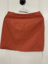 Women s Coral Altar d State Skirt With Flower Detail Size Small