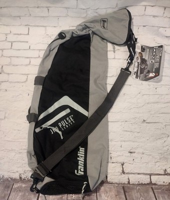 Franklin JR3 pulse Series Black Gray Equipment Bat Glove Baseball Bag 34''x9''x6'' 