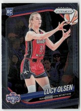 2025 Panini Prizm WNBA Lucy Olsen #104 RC Mystics RC