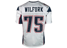Vince Wilfork Signed New England White Football Jersey Beckett