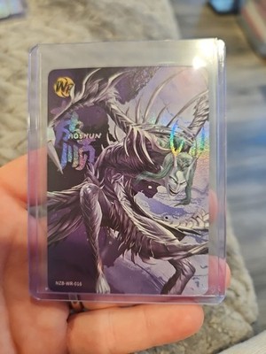 Ne Zha 2 Collectible Card featuring Aoshun WR 016 Foil 