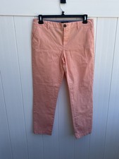 Tommy Hilfiger Ankle A La Cheville Pants Womens 12 Salmon Pink