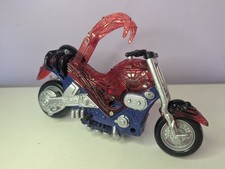 1998 Spider- Man Action Figure Motorbike Bike