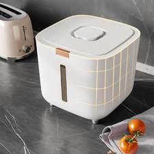 Rice Storage Container with Sealed Lid Moisture Proof and Pest Resistant Design