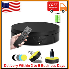 Qinmay 360-Degree Rotating Display Stand, 360 Degree Photography Turntable with