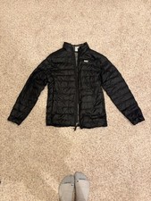 REI Co Op 650 Down Jacket Youth Boy  s XL 18 Black Full Zip Puffer Coat