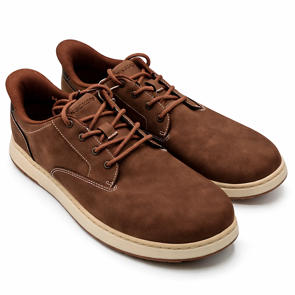 Skechers Men's Swift Fit Casual Shoes Hands Free Relaxed Fit Memory Foam New