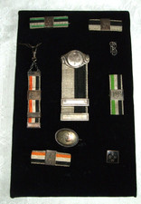 9 verschiedene antike Teile Studentika mit Silber aus Nachlass