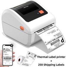 Thermal Label Printer Bluetooth 4x6 Printer 280 Shipping Labels for USPS FedEx