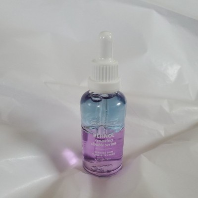 Global Beauty Care Retinol Renewing Double Serum Tone Texture, 1.7 fl oz