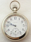 ANTIQUE 18s WALTHAM CRESCENT STREET 21 JEWEL 21J RAILROAD POCKET WATCH