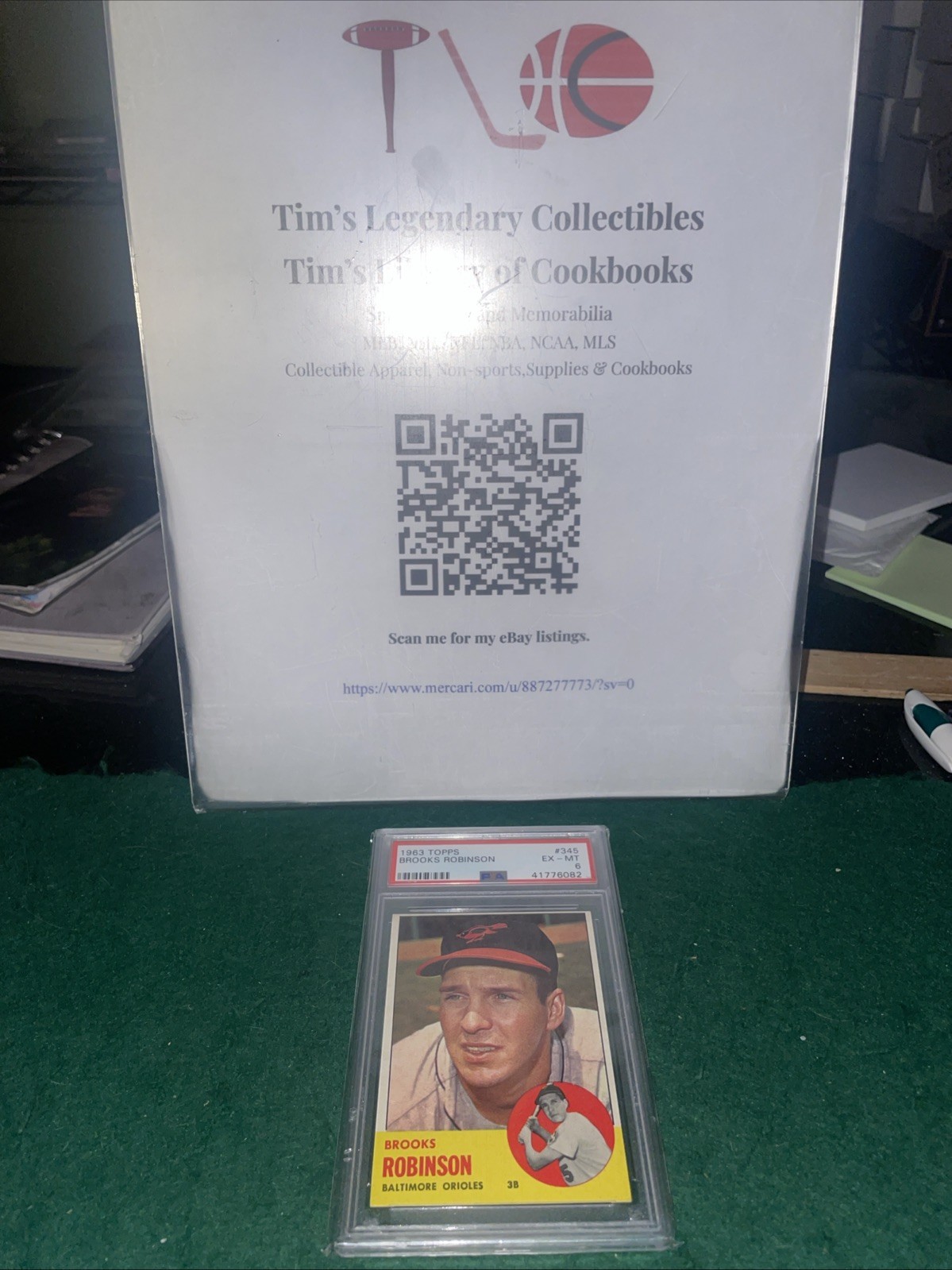 1963 Topps - Brooks Robinson #345 PSA 6