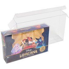 Protector Case for Lorcana Booster Box Clear Plastic Display 10 Pack 10