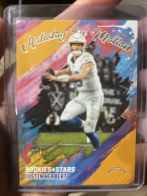 2025 Panini Rookies & Stars - Artistry in Motion Justin Herbert #11 /10