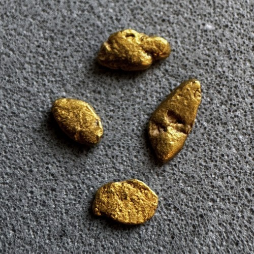 Natural Gold Nuggets 0.454g Lot 4 New Hampshire Placer Pickers NHG24