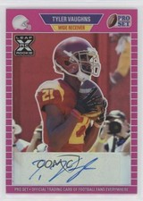2021 Leaf Pro Set Metal 1989 Pink Rainbow /35 Tyler Vaughns #PA-TV1 Auto pn1