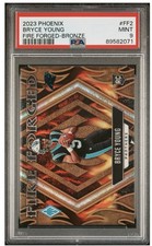 2023 Panini Phoenix - Fire Forged RC Bryce Young #FF-2 Bronze 50/50 PSA 9 POP 5